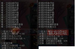 dnf异界套装有何特点？