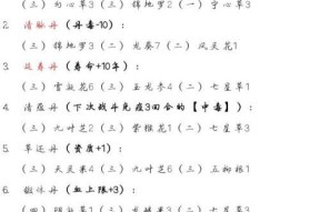《觅长生》全二品丹药效果及丹方一览（探索游戏中的神奇丹药世界）