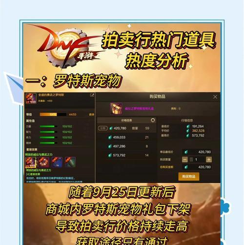 dnf拍卖行购买宠物的流程是什么？需要注意什么？  第1张