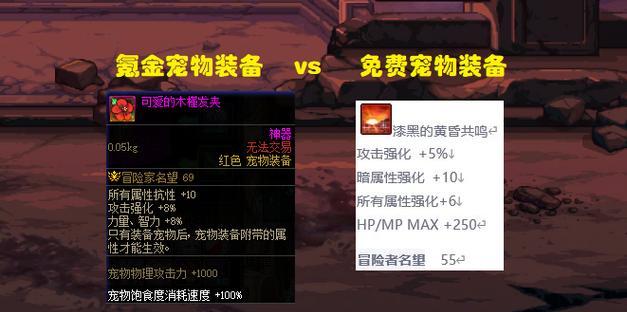 dnf宠物装备属性如何选择？选择装备属性的依据是什么？  第1张