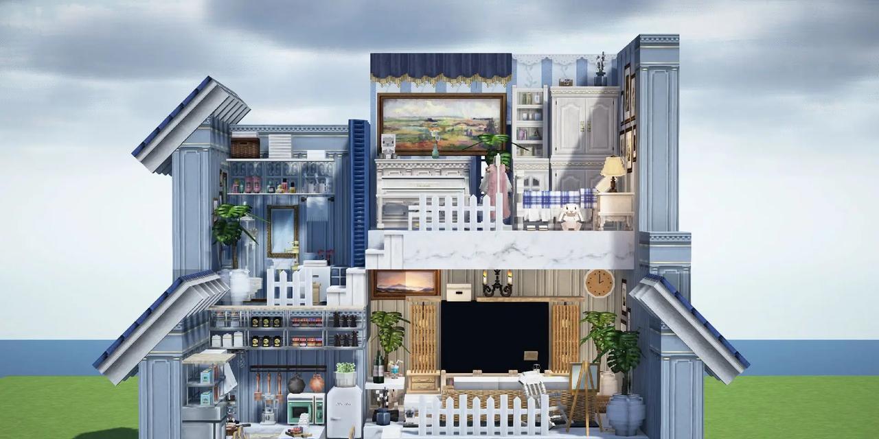 《我的世界》游戏精美住宅建筑精装修拎包入住（打造梦想家园）  第1张