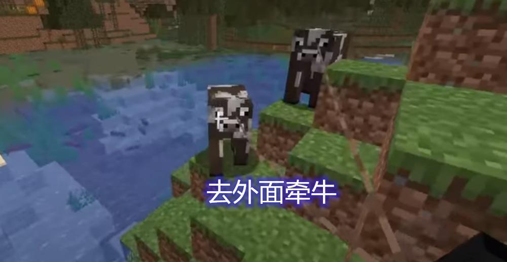 我的世界中牵牛的方法是什么？  第2张